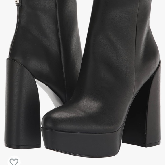 New Guess Black Platform Booties - Picture 10 of 10